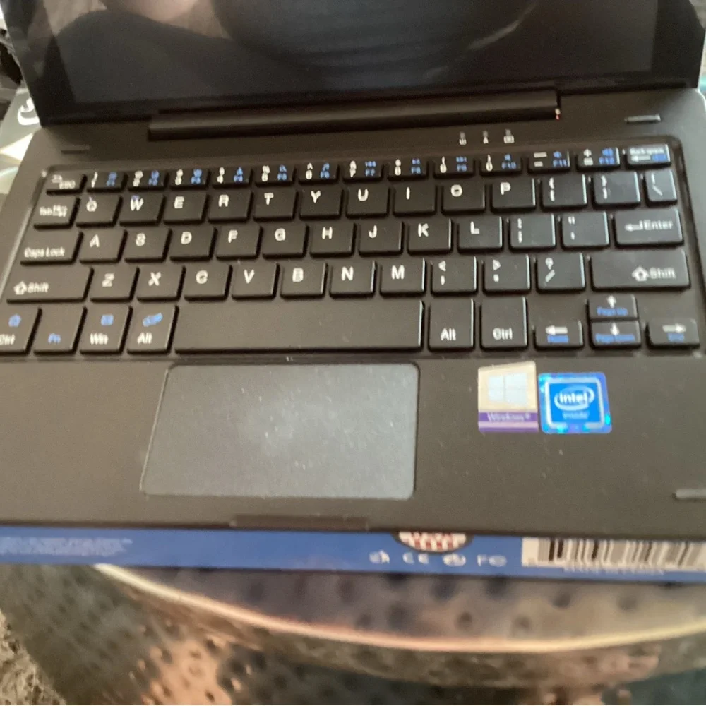 Windows Tablet with Detachable Keyboard - Black